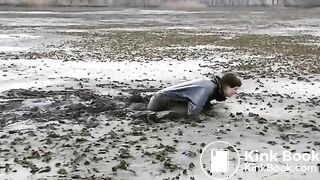 Girl in mud - video 2