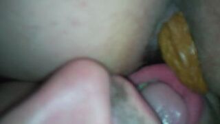 Mature BBW Toilet Feed