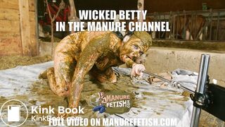 Wicked Betty in the manure channel - sexmachine fun