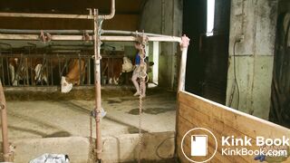 Wicked Betty in the manure channel - sexmachine fun