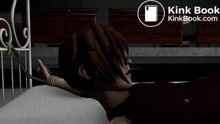 Monster girl facefart boy animation 3D