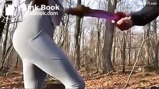 Pretty girl pooping - video 19