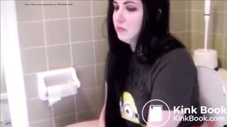 Hot Girl Takes A Gassy Shit