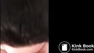 Scat fuck and blowjob in the toilets