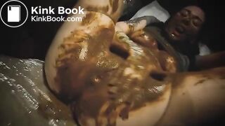 Sexy girl shitting on herself