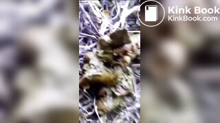 shitting outdoor big ass