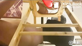 木质厕椅 拉稀入嘴Wooden commode chair, diarrhea