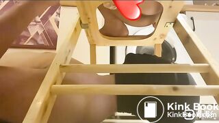 木质厕椅 拉稀入嘴Wooden commode chair, diarrhea