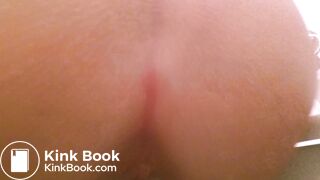 Sexy butthole close-up farting and shitting