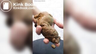 Shitting in a lovely hand