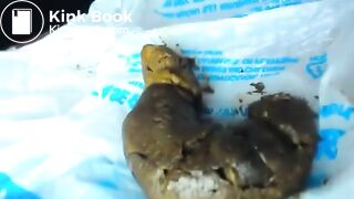 HOT BLONDE POOP BIG SHIT