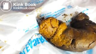 HOT BLONDE POOP BIG SHIT