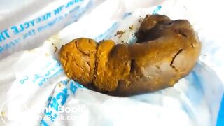 HOT BLONDE POOP BIG SHIT
