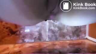 Poop on the bathroom floor - video 2