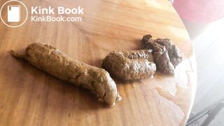 she left some sausages on the table