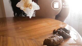 she left some sausages on the table