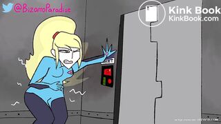 Samus Going To Toliet Paper From Her Trouble