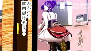 Pooping animation - video 4