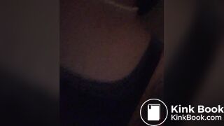 Pierced nerd licks shitty panties