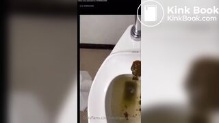 Ebony toilet diarrhea - video 3