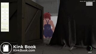 Eliminator Kaede|Girl with only body paint onpees&poos