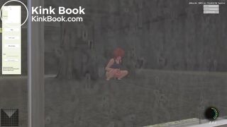 Eliminator Kaede|Girl with only body paint onpees&poos