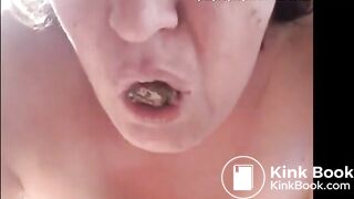 Sexy mature bbw eat shit