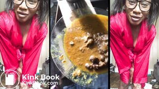 Beautiful Ebony Runny Shit diarrhea Queen Love