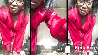 Beautiful Ebony Runny Shit diarrhea Queen Love