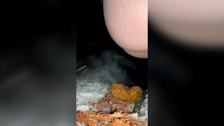 Japanese girl's steam poop