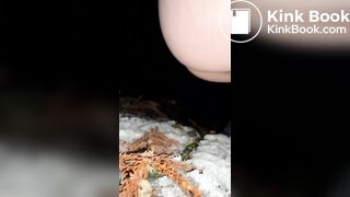 Japanese girl's steam poop