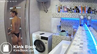 Woman pooping in Toilet 97