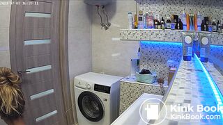 Woman pooping in Toilet 97