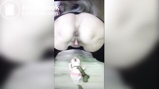 Shitting on a baby doll
