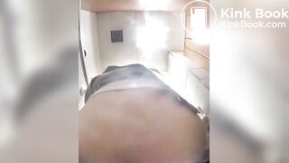 very cute long poop girl toilet