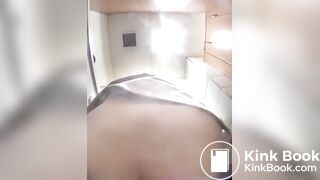 very cute long poop girl toilet