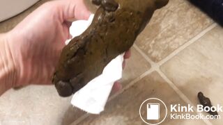 Hot chick drops desperate shit