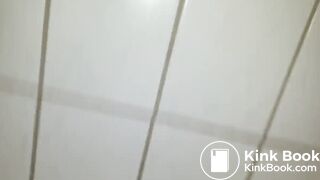 German BBW Flittchenschlampe Kacken und pissen pov