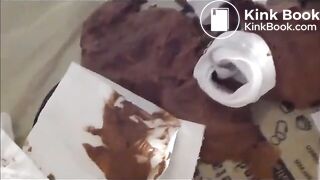 Desperate runny panty pooping