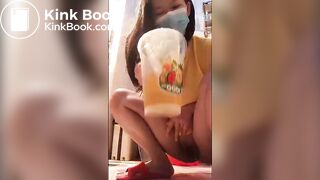 My girl taking a shit for me 2