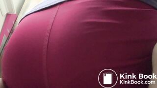 Teen girl fart and poop in her short