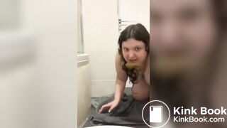Fat girl poop