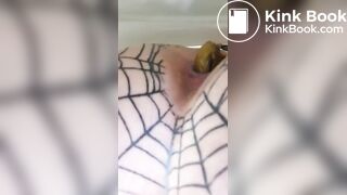 Tattooed milf takes a shit 4