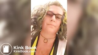 Tattooed milf takes a shit 4