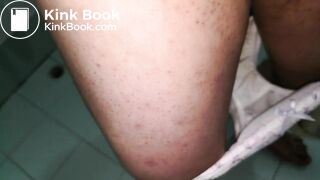 Not finish!Let put these shited panties on again!