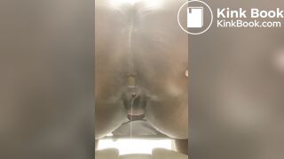Nasty Ebony Taking A Shit