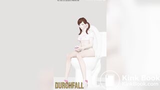 D'va Pooping In Toliet