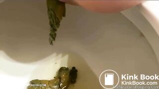 Selfie pooping model