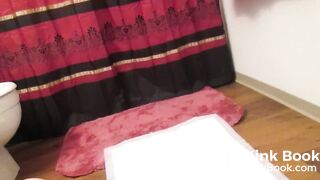 the kitten was interested in her shit