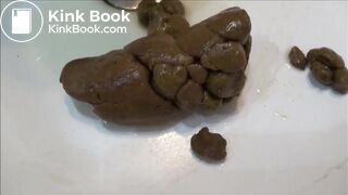 her gorgeous body gives out a great brick of shit